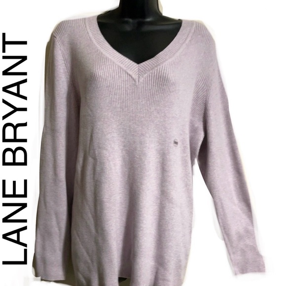 Lane Bryant Sweaters - 🆕🌸LANE BRYANT Lilac Sweater🌸